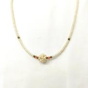 淡水パールネックレス|-