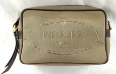 キャンバスレザーショルダー|PRADA