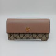 ダブルGバイカラーコンチネンタルウォレット|GUCCI