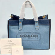 デニムフィールドトート|COACH