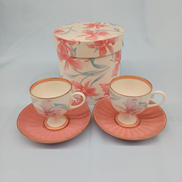 カップ&ソーサー2客セット|香蘭社