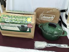 8INCH ENAMEL COOKING POT|COLEMAN