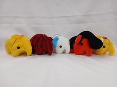 どむぞうくんぬいぐるみボールチェーン5個セット|ドムドムバーガー
