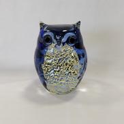 フクロウの置物|津軽びいどろ