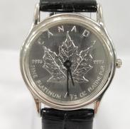 メイプルリーフプラチナコイン腕時計|BENRUS