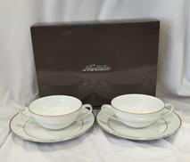 スープカップ ソーサー付 ペア|NORITAKE