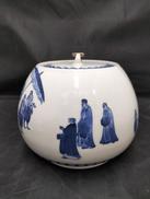 南蛮人文水指|坂井 茂治