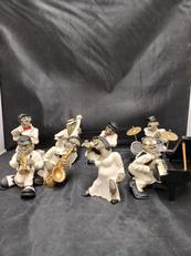 ジャズバンド人形(8体セット)|-