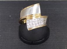 コンビリング|K18 PT900