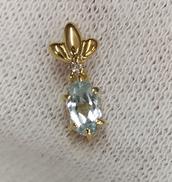 トップ 二連石|K18