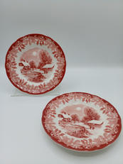 SPODE　ウィンターズ・シーン　プレート　ペア|SPODE