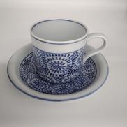 有田焼 染付唐草文 カップ&ソーサー|源右衛門