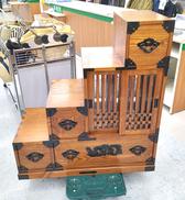 階段箪笥|時代家具　不明