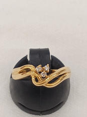 K18石付リング|K18石付リング