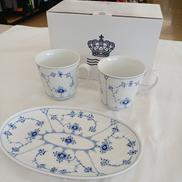オーバルディッシュ&マグカップペア|ROYAL COPENHAGEN