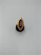 赤石つきリング|K18