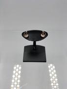 透明石付きリングピアス|K10&K18