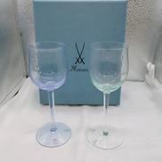 クリスタルペアワイングラス|MEISSEN