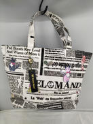 ニュースペーパー柄トートバッグ|THINK BEE !