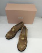 スウェードローファー|MIUMIU