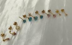 ピアスバラセット|K18