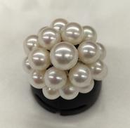 パール付きリング|K14