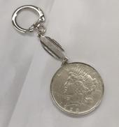 キーホルダー 銀貨|アメリカ合衆国