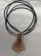 ビーズネックレス|K18