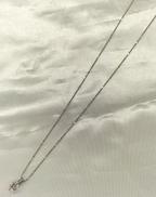 一粒ネックレス|K18WG