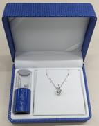 シルバーネックレス|-