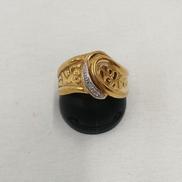 コンビD付リング|K18 PT900