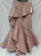 ペプラムラインラッフルマーメー ドスカート|EIMY