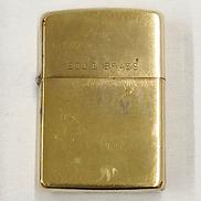 SOLID BRASS|ZIPPO