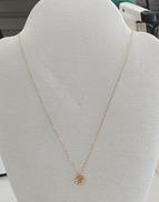 ダイヤ付きネックレス|K18/D0.03CT