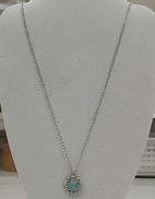 石付きネックレス|-