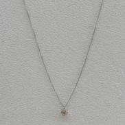 ダイヤ付きネックレス|PT850/PT900/D0.30CT