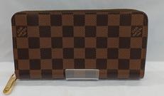 ジッピーウォレット　ダミエ·エベヌ|LOUIS VUITTON