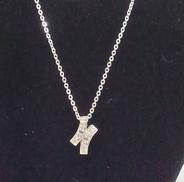 SVダイヤ付きネックレス|-