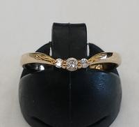 石付きリング|K10