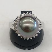 ダイヤ付き石付きリング|PT900/D0.30CT