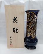 ルリ金彩月桂樹|香蘭社