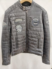 ワックスレザー キルティングジャケット|DEGNER