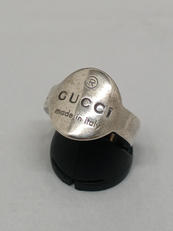 ロゴリング シルバー|GUCCI