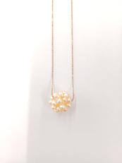 ネックレス　パール付き|K10