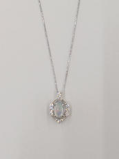 PT900PT850石付きネックレス|LASOMA