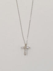 K18ネックレス　ダイヤ欠け有|K18