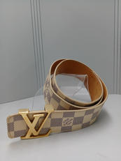 ダミエ・アズール サンチュール・LVイニシアル ベルト|LOUIS VUITTON