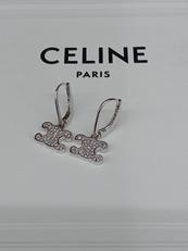 トリオンフ ラインストーンピアス|CELINE