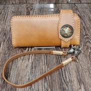 レザー長財布|-