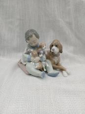 陶器人形 フィギュリン『みんなお友達』|LLADRO